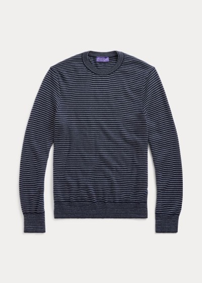 Suéter Ralph Lauren Striped Cashmere Homem 25810-CEGJ